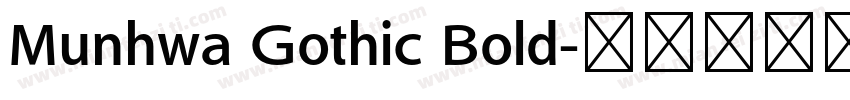 Munhwa Gothic Bold字体转换